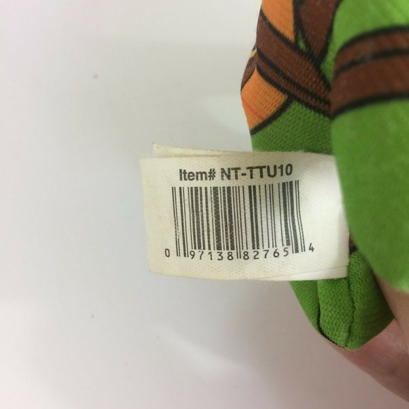 Teenage Mutant Ninja Turtles 8" Raphael Plush Caricature Style Nickelodeon Red - Picture 10 of 11